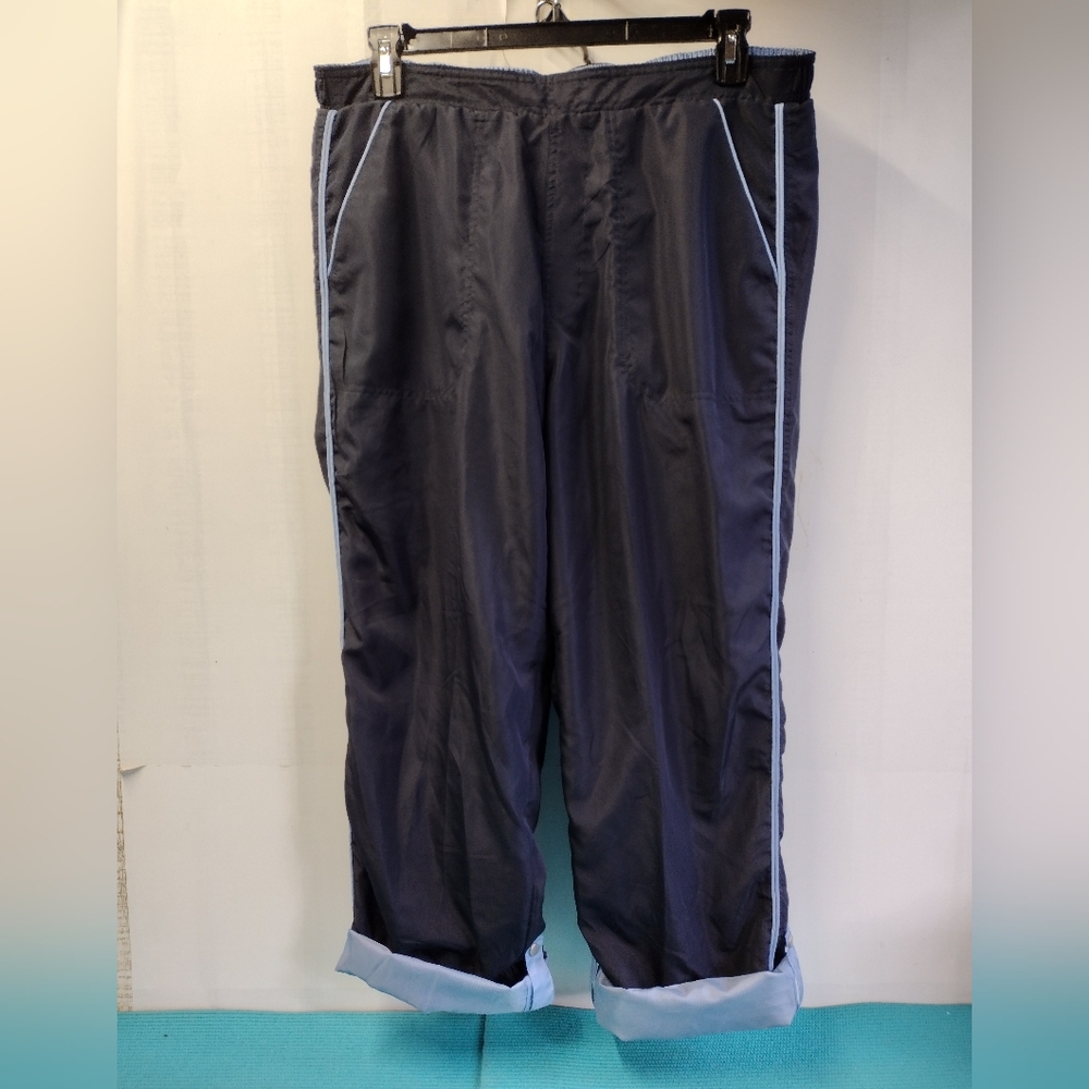 NWT AVENUE Women's Track Pants Nylon Pull On Pockets Activewear 14/16